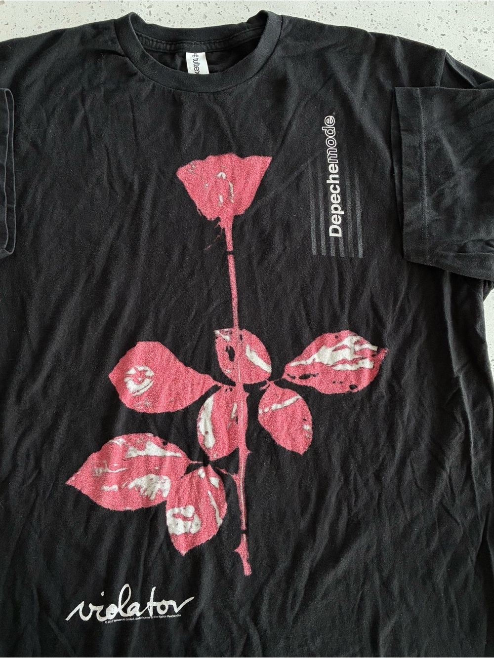 A1 - DEPECHE MODE VIOLATOR ALBUM ELECTRONIC BAND T SHIRT